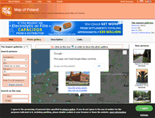 Tablet Screenshot of mapofpoland.net